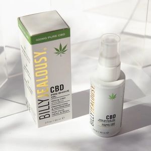 NIB BILLY JEALOUSY Mens Grooming Discontinued CBD Pre Shave Oil 420 mg